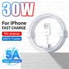 PD 30W Fast Charging USB Cable For Apple iPhone 13 12 11 14 Pro Max Mini 8 Plus Cable Quick Charge Data Cables Phone Accessories