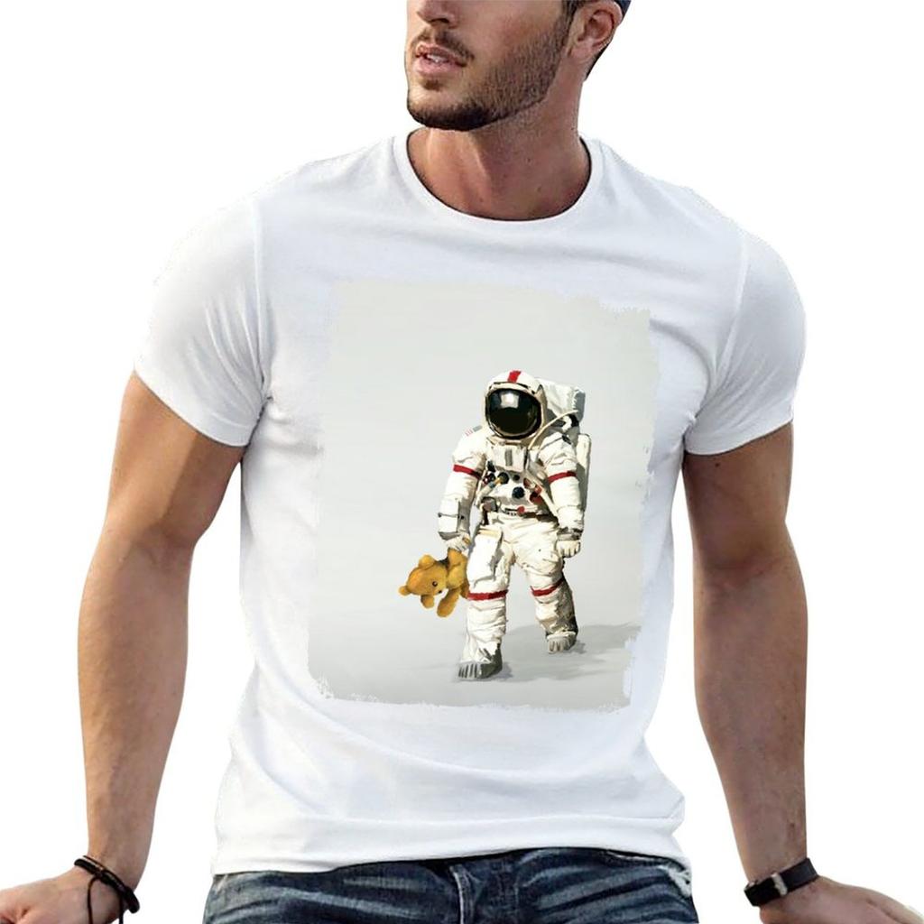 Space can be lonely T-Shirt Casual Loose Fit Short Sleeve T-Shirt