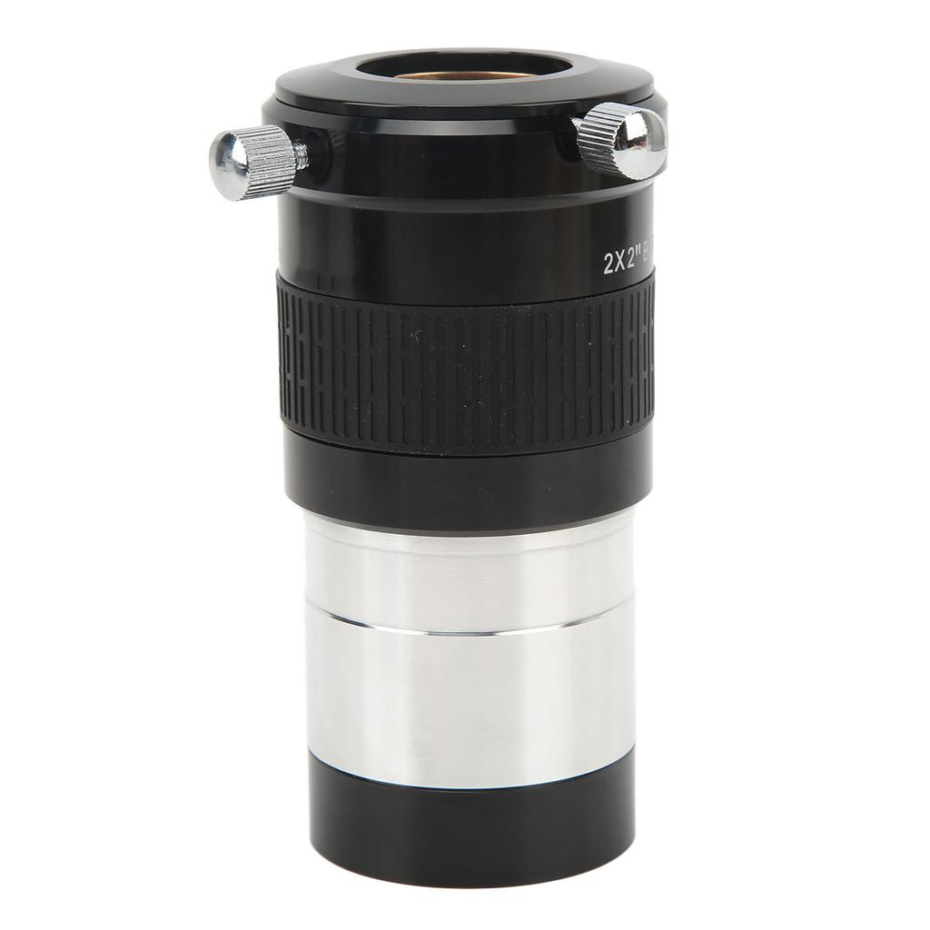 2-дюймовая 2-кратная линза Барлоу для астрономического телескопа с увеличительным кольцом 2 дюйма на 1,25 дюйма