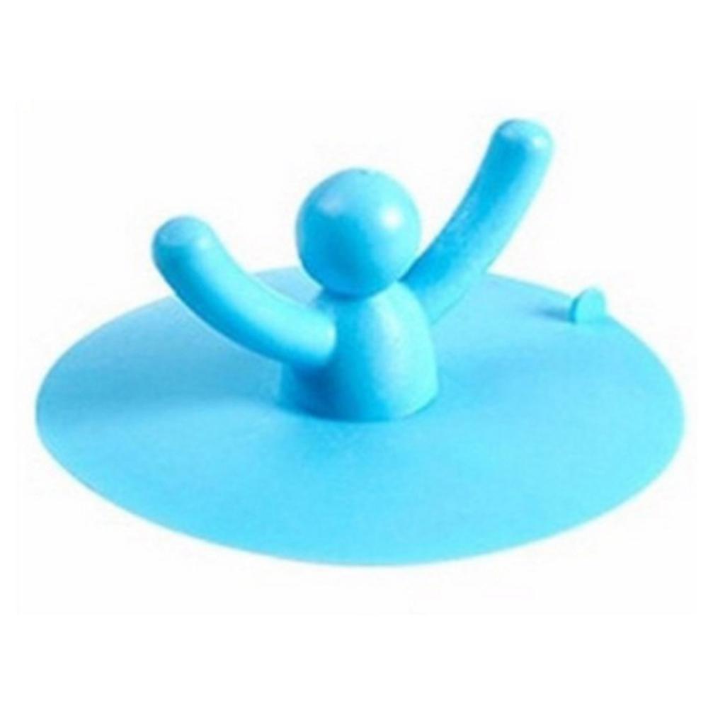 Пробка для слива раковины в форме человека, диаметр 9,5 см/3,74 дюйма, хорошая адсорбция для кухни, ванной комнаты, герметичность