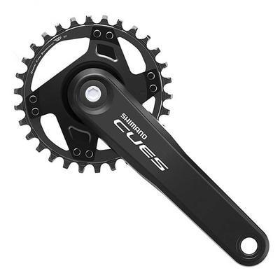 SHIMANO CUES Передняя звезда Цепь Шатун EFCU40001CB0X FC-U4000-1 (Без защиты), Длина 170мм, 40Т, 9/10/11 скоростей,