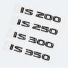 Глянцевые черные буквы из АБС-пластика IS200 IS250 IS300 IS350 IS300h IS200t IS500 ГИБРИДНАЯ эмблема для Lexus багажник автомобиля логотипы аксессуары для значков