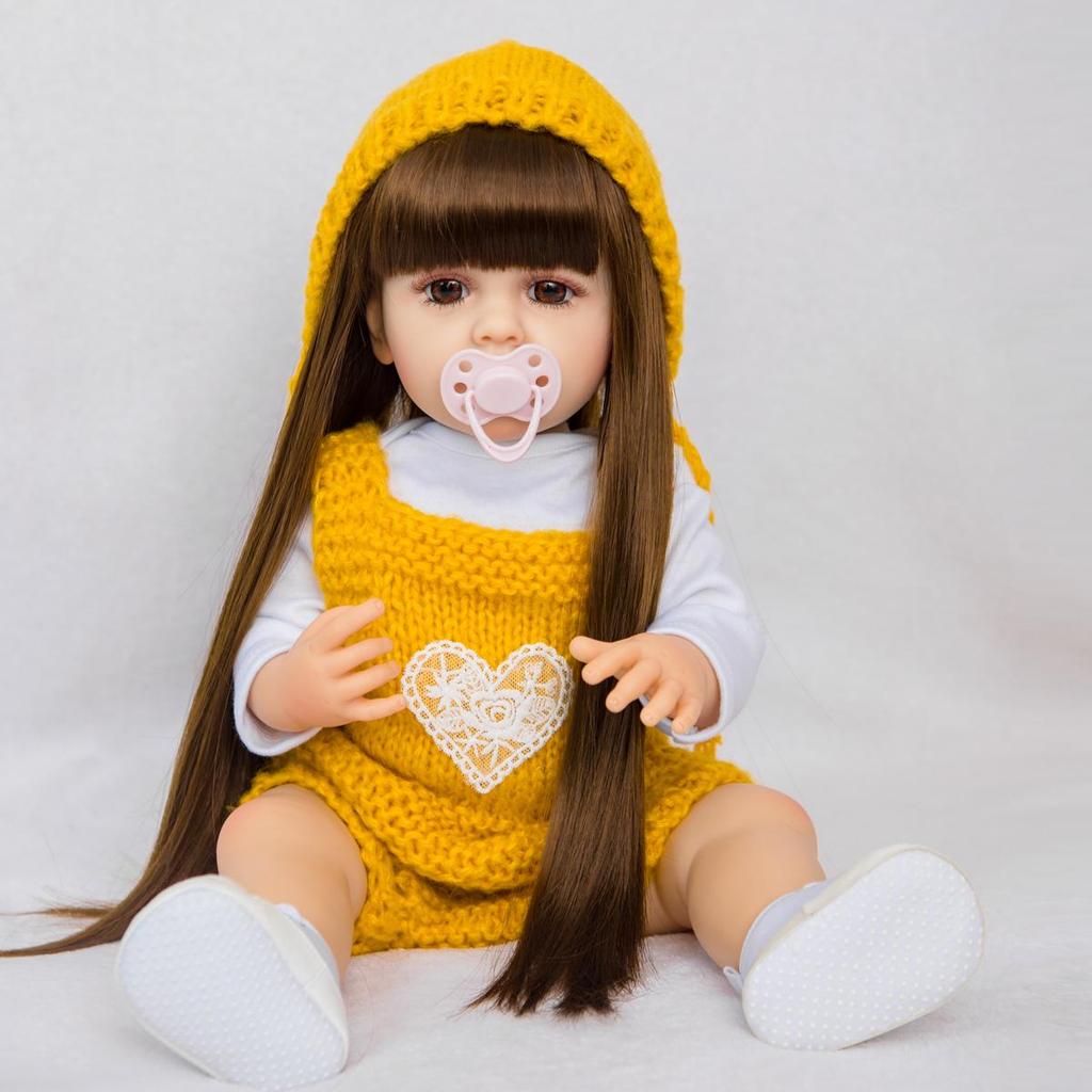 Полностью силиконовые виниловые куклы ручной работы Reborn для маленьких девочек, игрушка KEIUMI 55 см Bebe, кукла принцессы для новорожденных, модные подарки на день рождения, Рождество