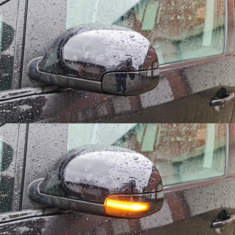 Для VW Volkswagen Touran 2003, 2004, 2005, 2006, 2007, 2008, 2009, 2010, светодиодный динамический указатель поворота, боковое зеркало, последовательный поворотник.