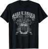 Guns N' Roses Official Vintage White Cross T-Shirt