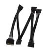 5PCS SATA Power 15 Pin 1 Male To 5 Female Splitter Hard Drive Adapter Cable Expansion Cable HDD SSD