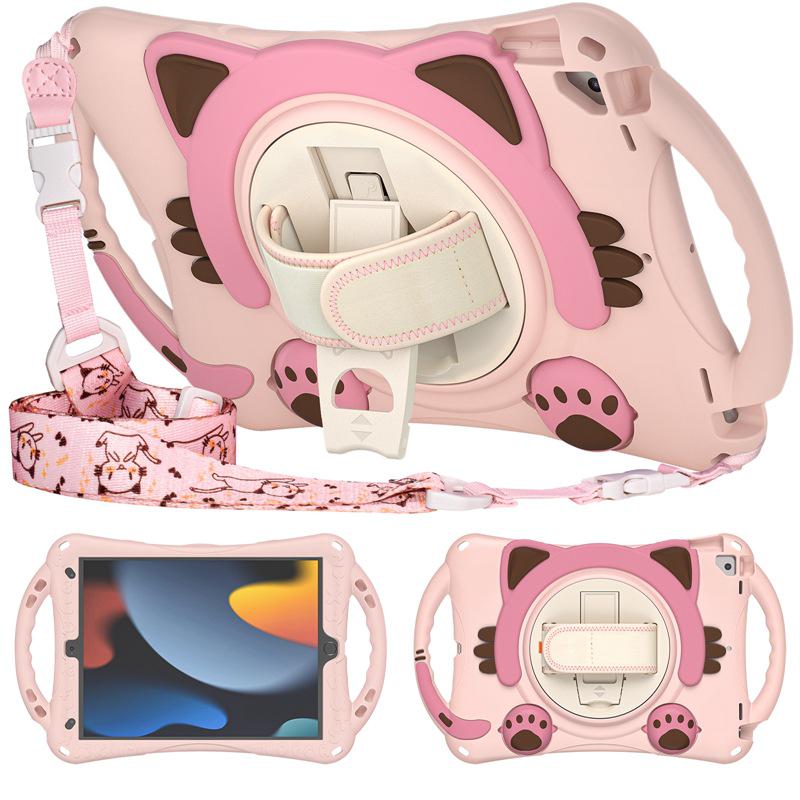 Мультяшный силиконовый защитный чехол для iPad 10,2 дюйма/Air 10,5, противоударный чехол для детей