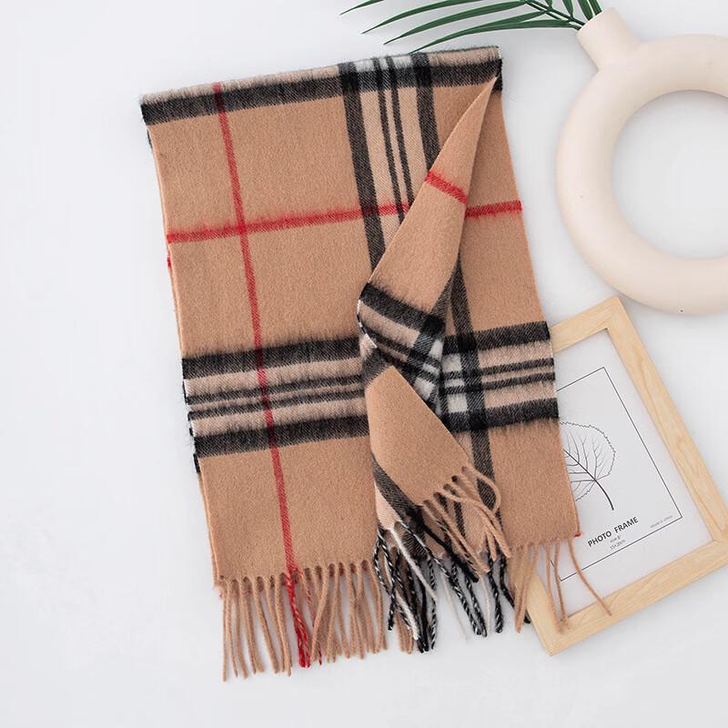 Premium British Plaid 100% Wool Scarf & Shawl