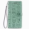 Lovely Cat Dog Kids Phone Holster Case For Apple iPhone 17 Air 16 16E 15 14 13 12 Pro Plus Max Pet Footprint Wallet Cover Cases