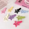 Cute Star Barrettes Clip Hairpin Y2K Girls Ornaments Headdress Hair Accessories Harajuku Barrettes Clip Bangs Hairpin