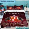 Custom Name Sunderland rest 3PCS Bedding Set For Bedroom Dormitory,Including 1pc Duvet Cover And 2pcs Pillowcases Large size Fan gift