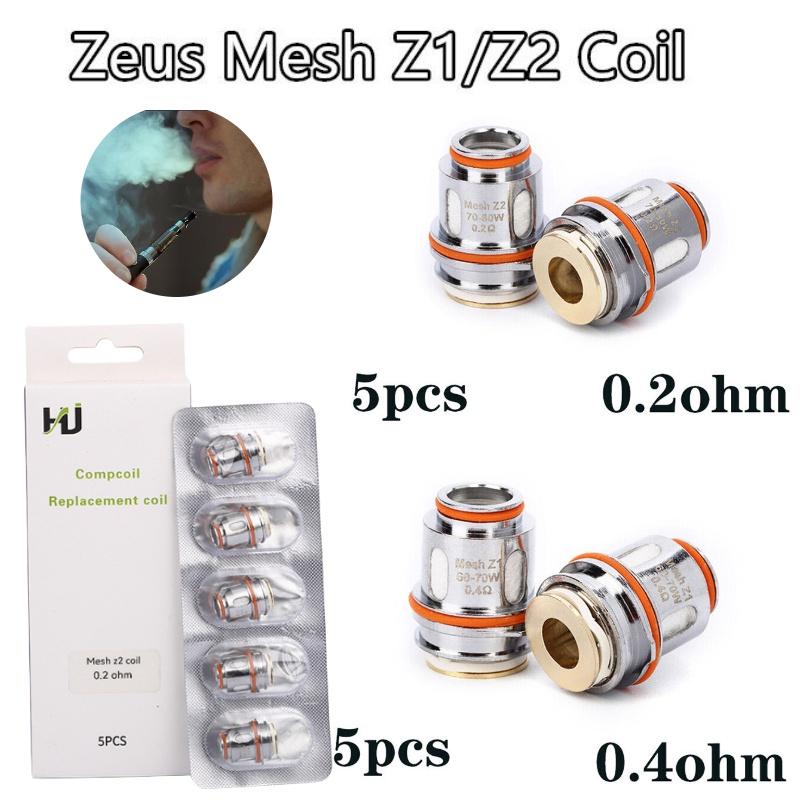 Zeus Z 0.2 Ом 0.4 Ом Сменные испарители Набор из 5 штук