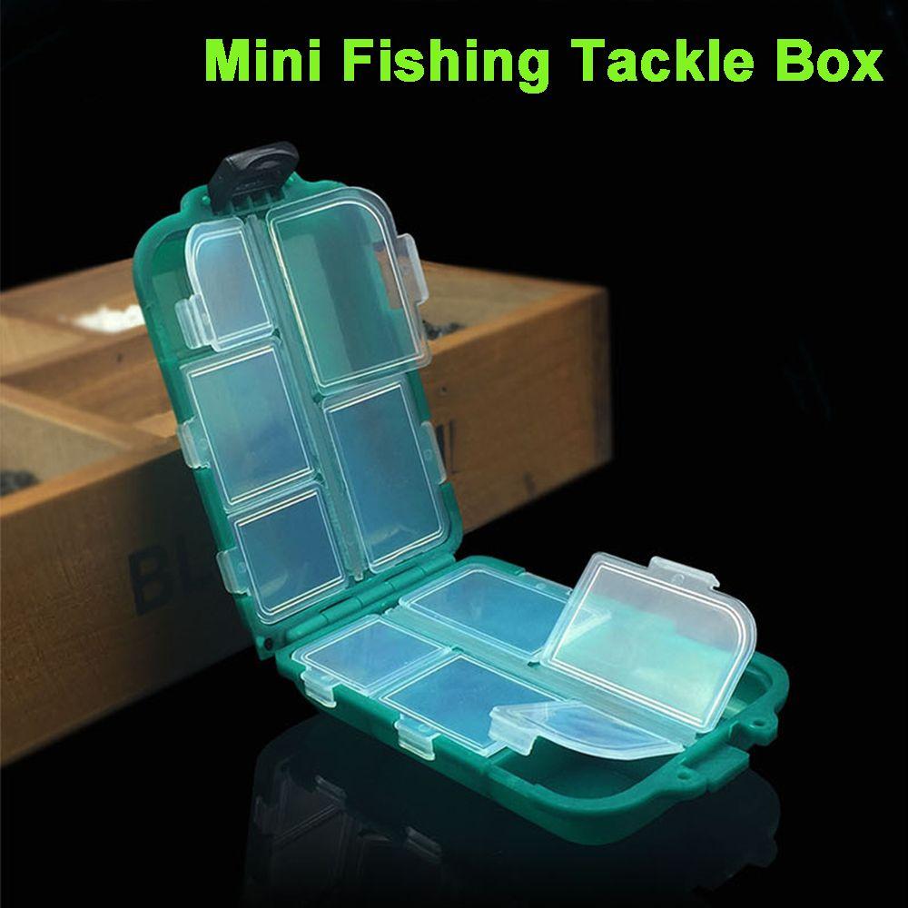 Portable Accessory Tool Square Fishhook Box Lure Container Bait Storage Case Fishing Tackle Boxes