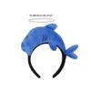 Повязки на голову с дельфинами для девочек, забавные головные уборы с дельфинами, широкая повязка для волос, головной убор, мультяшная повязка для волос, вечеринка по случаю дня рождения