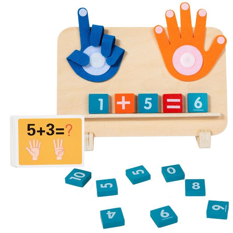 Montessori Math Finger Cognition Addition Enlightenment Early Educational Arithmetic Toy