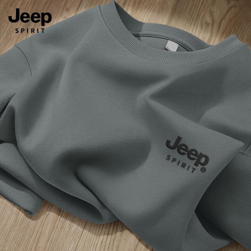 JEEP SPIRIT Men's 2025 Casual Crew Neck Sweatshirt