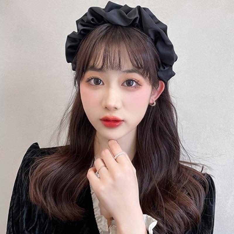 Роскошные атласные повязки на голову Женская модная заколка для волос Винтажная стильная заколка Женские аксессуары для волос