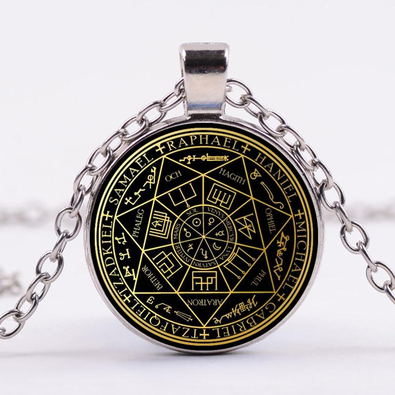 Печать семи архангелов, ожерелье-талисман, кулон, ювелирный амулет