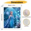 Disney Frozen Ice Queen Painting By Numbers Kit Hand Painting Home Decor