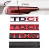 3D Metal TDCi Logo Car Styling Rear Trunk Emblem Tailgate Door Adhesive Badge Sticker Explorer Transit Accessories