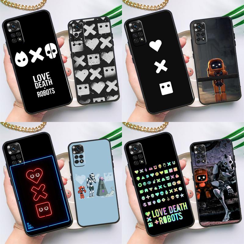 Чехол Love Death and Robots для Xiaomi Redmi Note 8 9 10 11 12 Pro 8T 9S 10S 11S Redmi 12C 9C 9T 10A 10C Cover