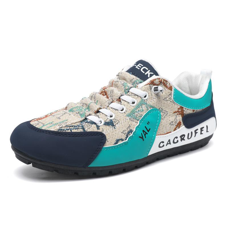 Мужская обувь Doudou 2025 года, новые летние популярные туфли Fuller, повседневные и удобные сетчатые туфли для вождения