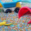 Пластиковые гранулы Детские игры Песок Имитация фарфора Песочные игрушки Песочница Наполнители для сенсорных контейнеров Праздничные украшения