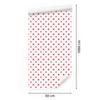 White and coral dots wallpaper, a striking detail for the living room and bedroom 50x1000