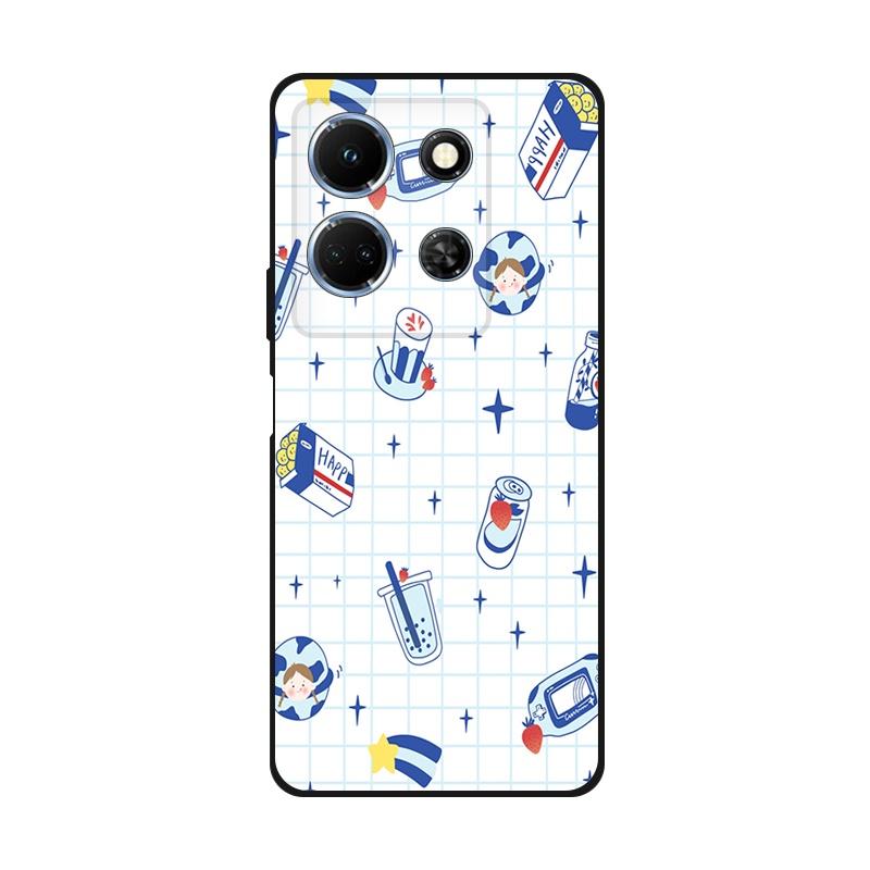 Для мягкого силикона Infinix Note 30 4G чехол ТПУ окрашенная задняя крышка Infinix Note 30 4G корпус