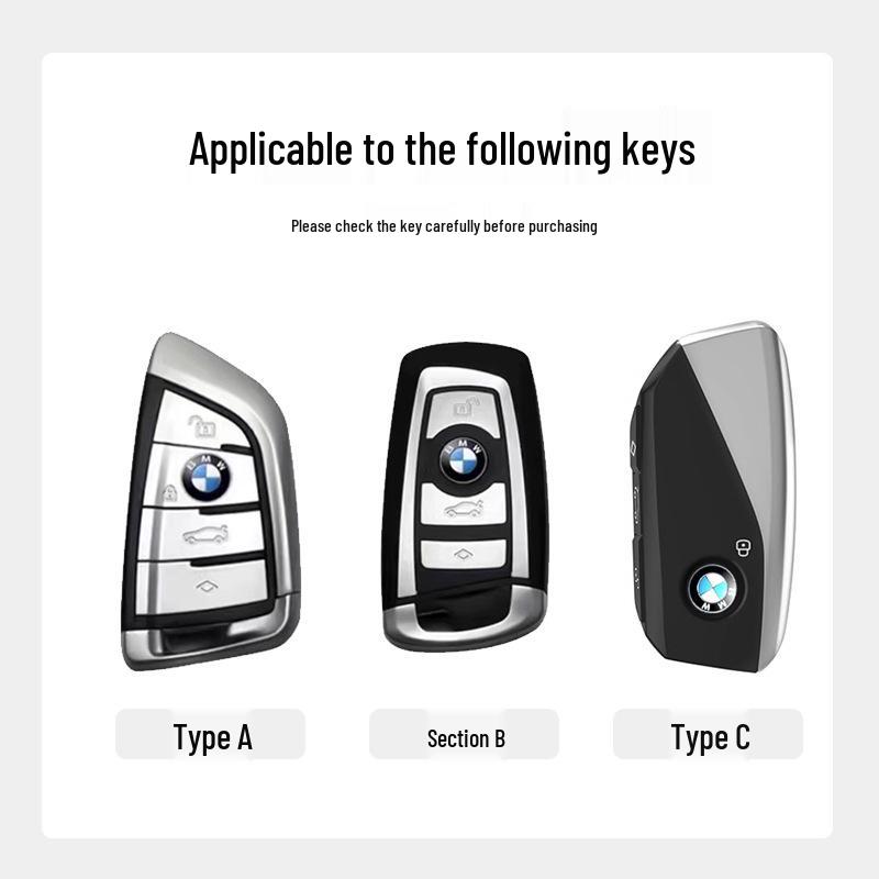 Совместимый чехол для ключа для моделей BMW X Series, 7/5/3 Series и i3
