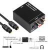 Digital To Analog Audio Converter Optical Coaxial In Headphone Speaker RCA Out