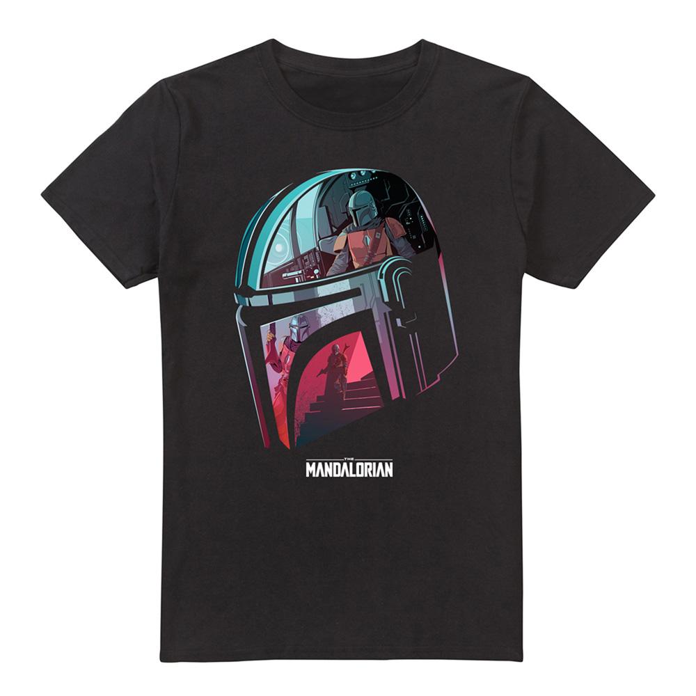 Star Wars The Mandalorian Unisex Adult Helmet T-Shirt