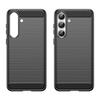 Для Samsung Galaxy S25 FE Чехол Защитный Чехол для Телефона Текстура Углеродного Волокна Матовый