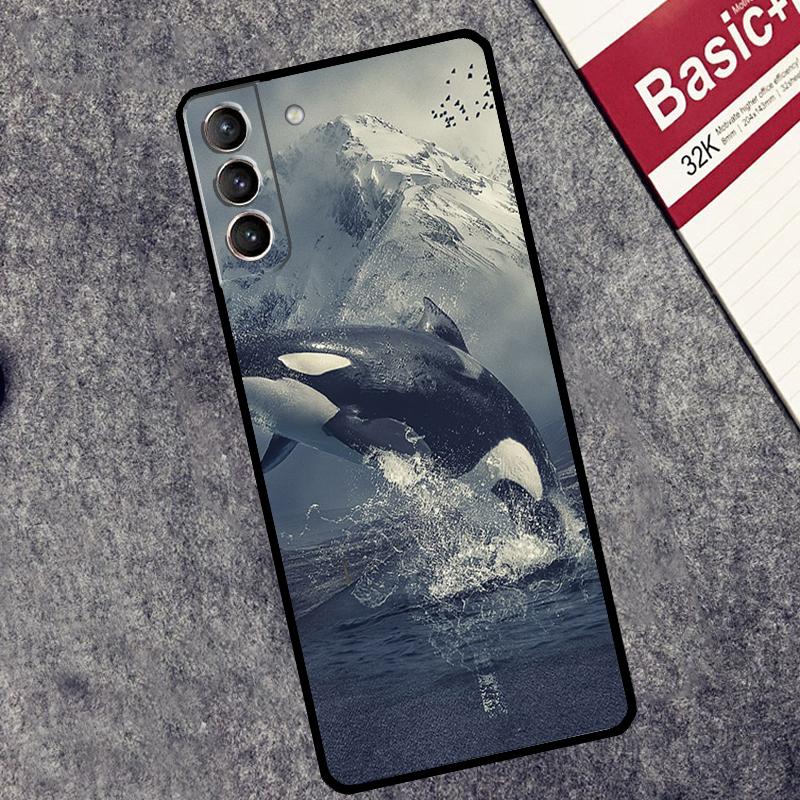 Косатки Косатки Чехол Для Samsung Galaxy S24 S22 S23 Ultra Note 20 S9 S10 Note 10 Plus S20 FE S21 FE Крышка