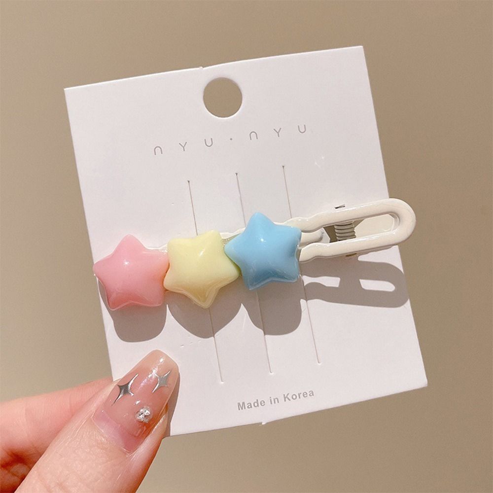 Заколка для волос Sweet Star, заколка из сплава, милая заколка для волос Y2K для девочек