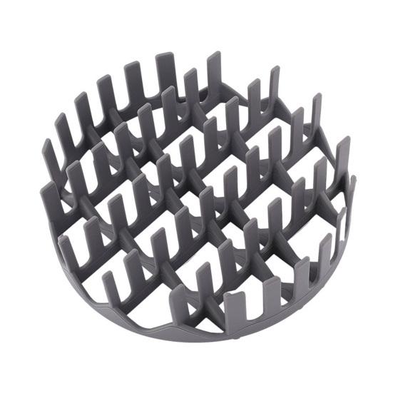 Silicone Air Fryer Liner with Hot Dog Divider Round Cooking Rack Reusable