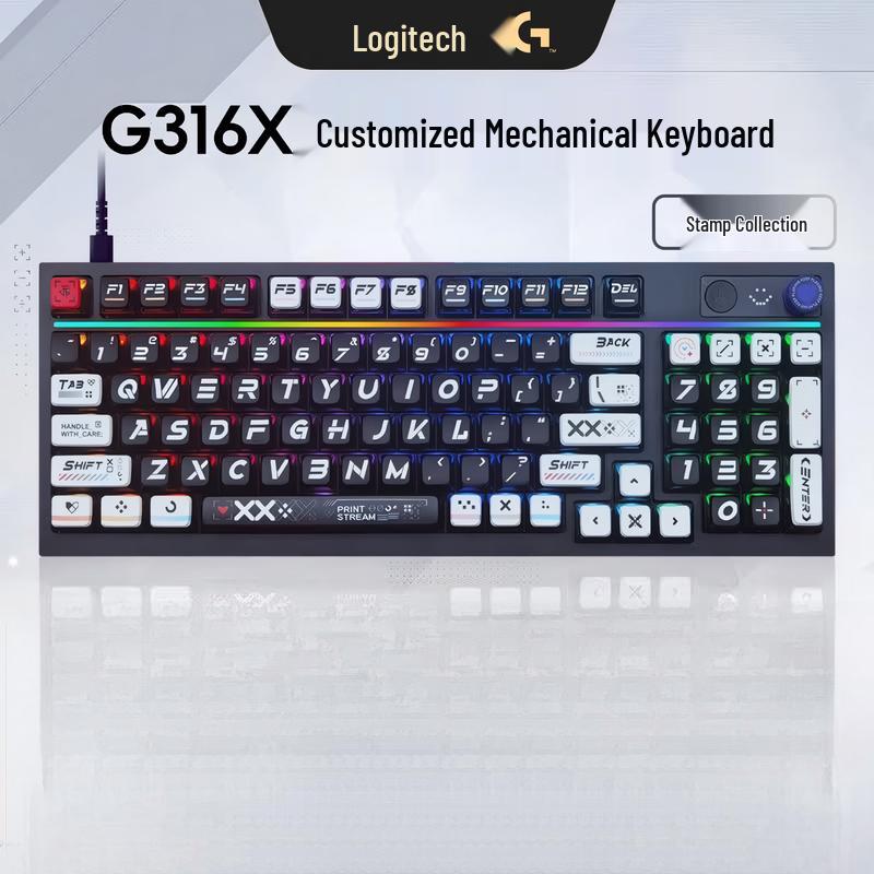 Logitech G G316X 98-Key Hot-Swappable Mechanical Gaming Keyboard