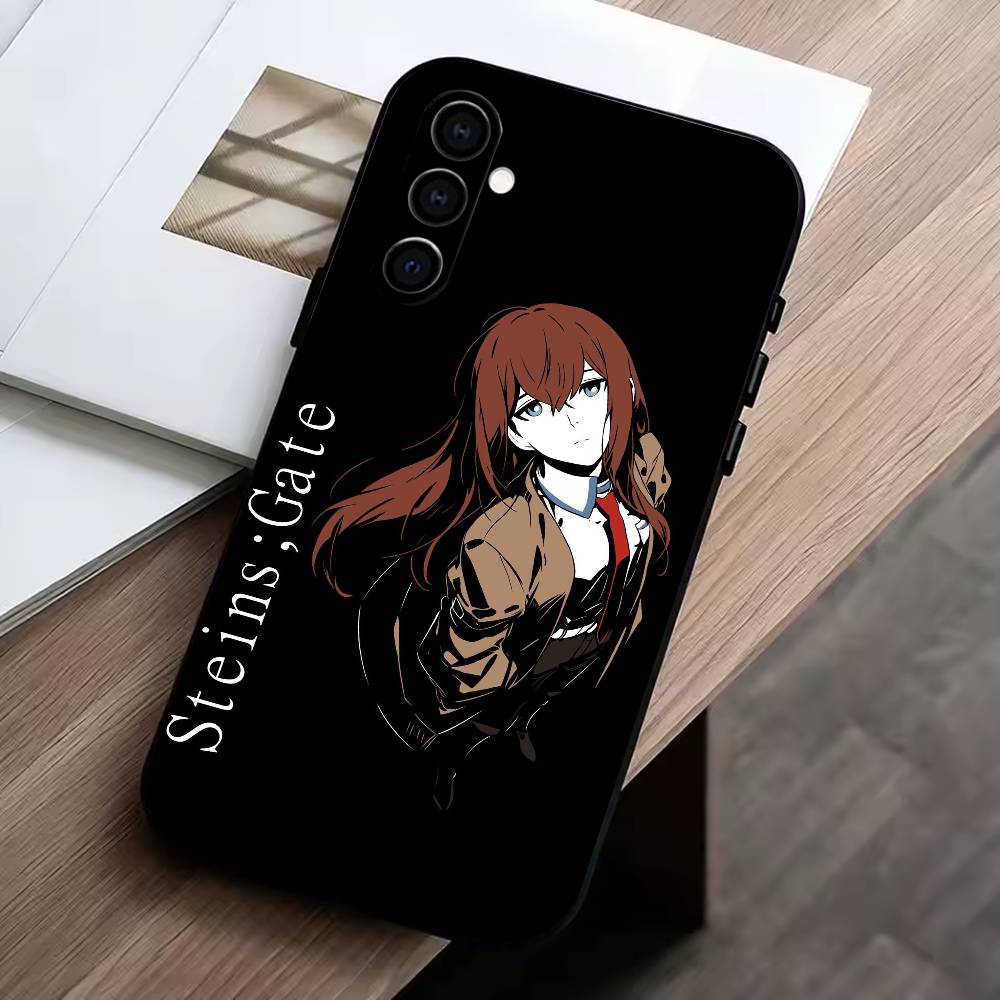 S-Steins-Lab Member 004 Phone Case For Samsung Galaxy A73,A72,A71,A70,A53,A52,A51,Others Soft Black Cover