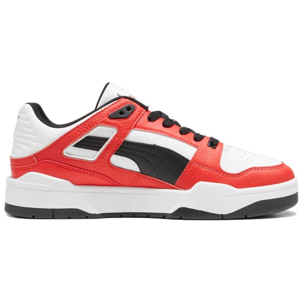 Puma Slipstream Classic Versatile Low-Top Sneakers Unisex Sneakers White Black Red 387544-25