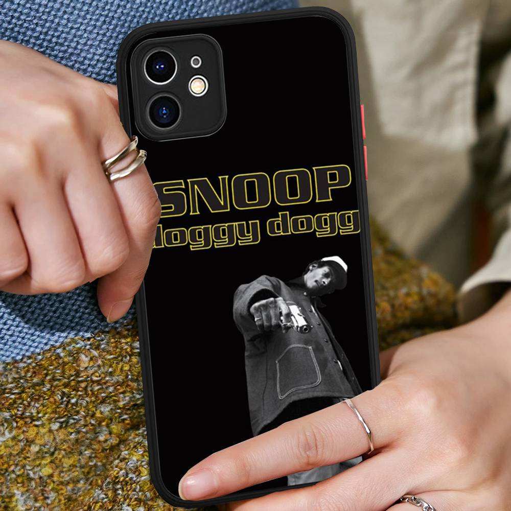 Чехол для телефона S-Snoop Singer Dogg для iPhone 13 12 X XS MAX Pro Max 16 15 11 14 Pro Max Ударопрочный матовый чехол