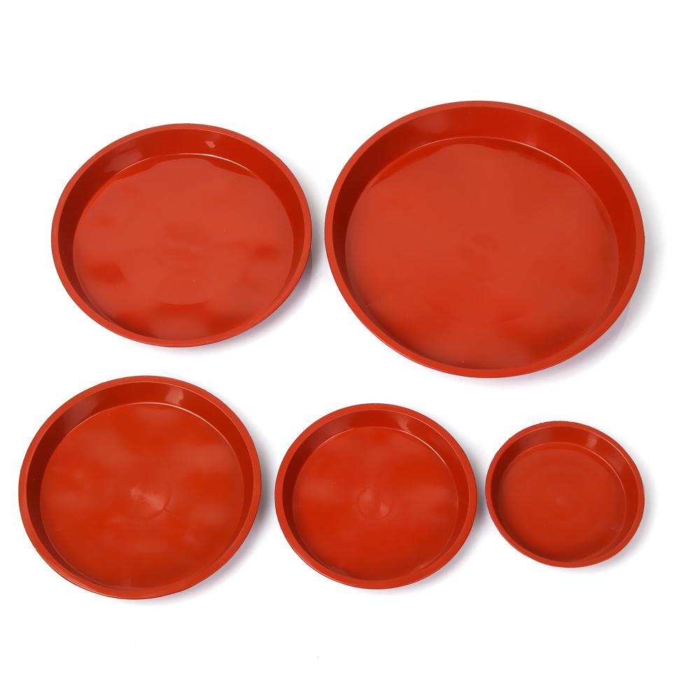 3 шт. Сверхпрочные круглые поддоны для цветочных горшков, поддоны для сбора капель, пластиковые поддоны, поддоны для помещений и улицы