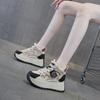 Platform Dad Shoes Women's Popping Board Velvet High-top Casual Fashion Versatile Small Women's Shoes