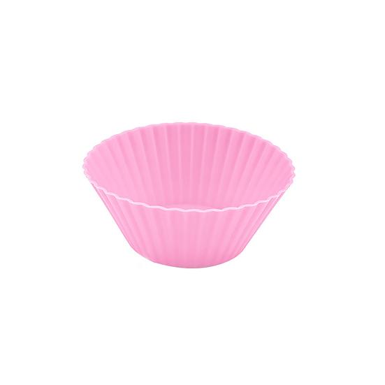 10Pcs Silicone Muffin Cups Non-Stick Cake Mold Food-Grade Reusable Cupcake Liners for Baking Pancakes Candies Muffins