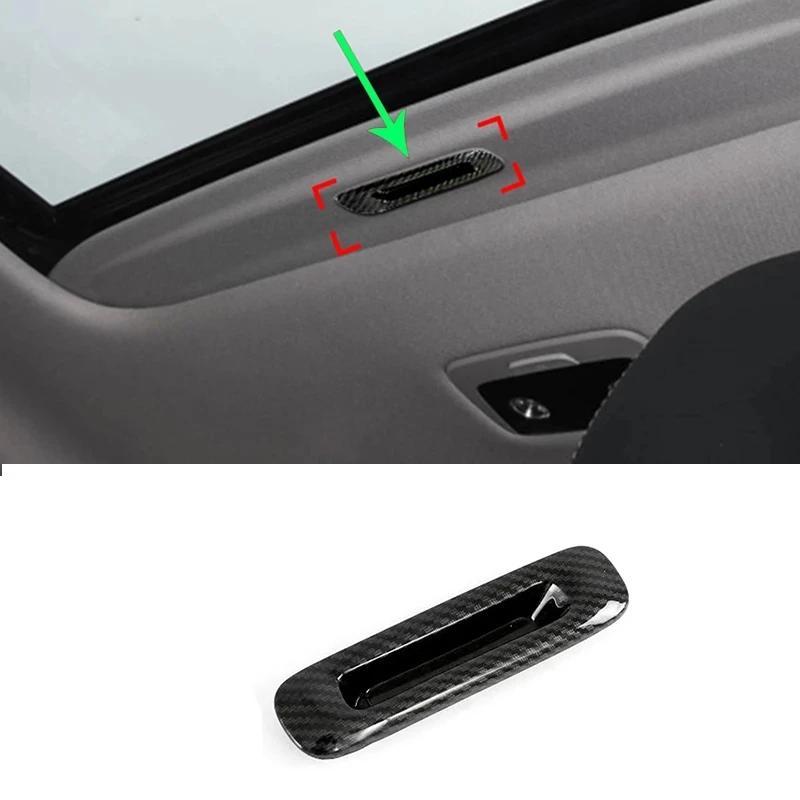 Для Kia Seltos Накладка на кнопку стеклоподъемника Панель переключения передач Крышка подстаканника ABS Карбон Аксессуары для интерьера