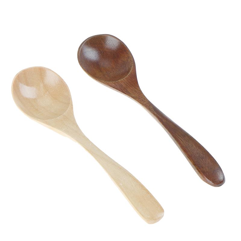 Деревянная ложка для меда Кофейная ложка Мороженое Конфеты Чайная ложка Рисовая ложка