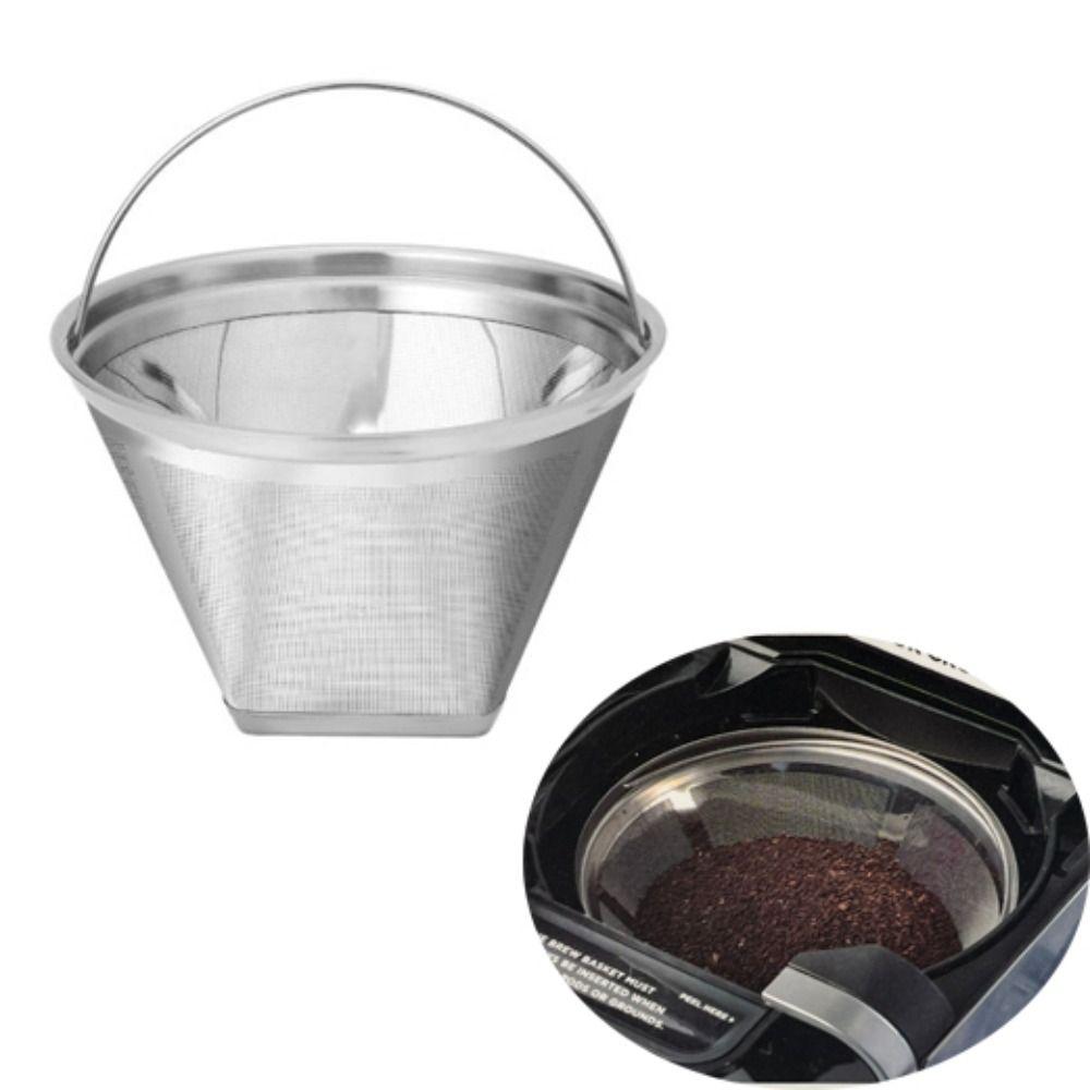 Фильтр для кофемашины с капельным механизмом и складной ручкой из нержавеющей стали 304 для кофемашины