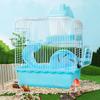 Removable Hamster Habitat Cage Feeding Bottle Hamster Nest Pet Castle Cage Small Animals