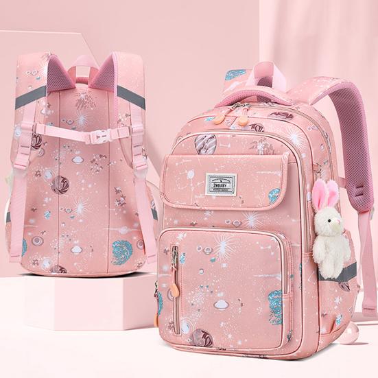 Школьный рюкзак с несколькими карманами, регулируемыми ремнями, большой вместимостью, прочный, выдерживающий нагрузку, книга