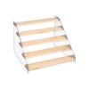 Wooden Ladder Display Shelf Countertop Cabinets Organizer Rack for Toy Cosmetics Kitchen Spices