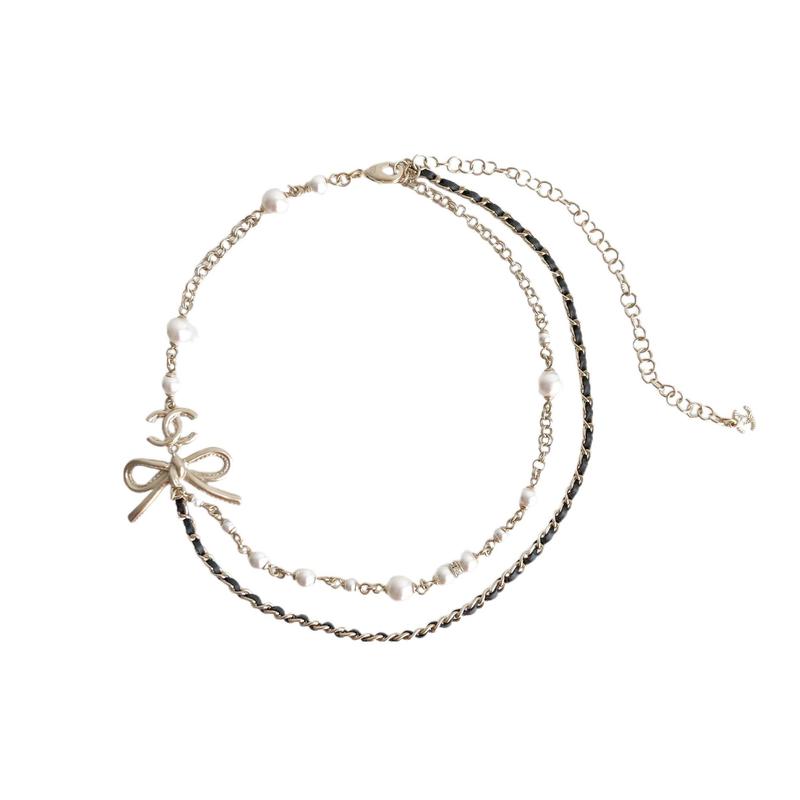 Chanel Металлическое модное многоцветное ожерелье